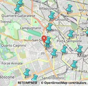 Mappa Via Lorenzo Ghiberti, 20149 Milano MI, Italia (2.6275)