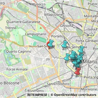 Mappa Viale Murillo, 20149 Milano MI, Italia (2.37429)