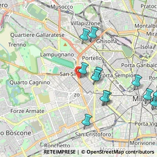 Mappa Viale Murillo, 20149 Milano MI, Italia (2.38167)