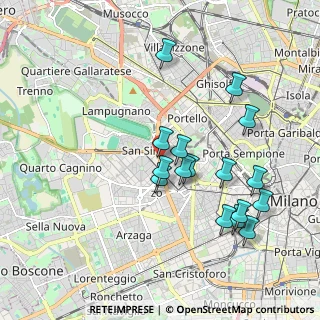 Mappa Viale Murillo, 20149 Milano MI, Italia (1.88)
