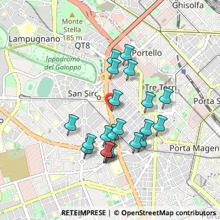 Mappa Viale Murillo, 20149 Milano MI, Italia (0.8405)