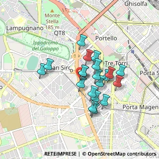 Mappa Via Lorenzo Ghiberti, 20149 Milano MI, Italia (0.683)
