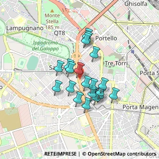 Mappa Via Lorenzo Ghiberti, 20149 Milano MI, Italia (0.6655)