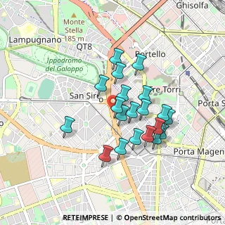 Mappa Via Lorenzo Ghiberti, 20149 Milano MI, Italia (0.726)