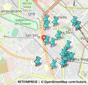 Mappa Via Lorenzo Ghiberti, 20149 Milano MI, Italia (1.0535)