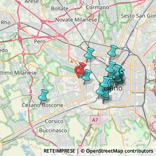 Mappa Viale Murillo, 20149 Milano MI, Italia (3.441)