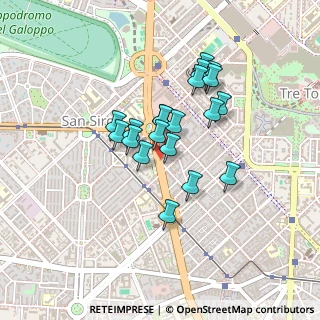 Mappa Via Lorenzo Ghiberti, 20149 Milano MI, Italia (0.3315)