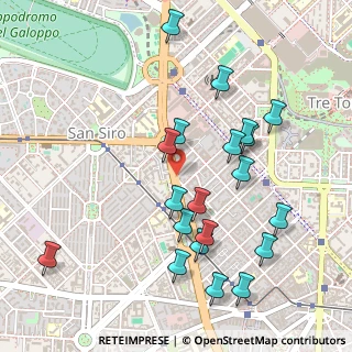 Mappa Viale Murillo, 20149 Milano MI, Italia (0.5065)