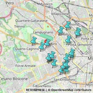 Mappa Via Isaac Newton, 20148 Milano MI, Italia (2.0155)