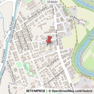 Mappa Via delle Industrie, 13, 35010 Limena, Padova (Veneto)