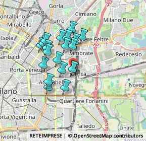 Mappa Verificare prima orari apertura, 20133 Milano MI, Italia (1.386)
