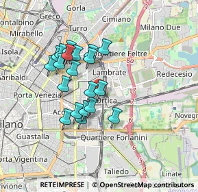Mappa Verificare prima orari apertura, 20133 Milano MI, Italia (1.4555)