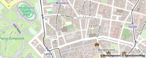 Mappa Milan