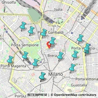 Mappa Via dei Chiostri, 20121 Milano MI, Italia (1.21133)