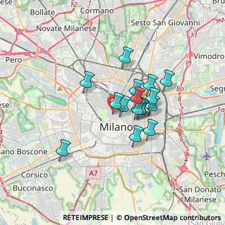 Mappa Via dei Chiostri, 20121 Milano MI, Italia (2.53875)