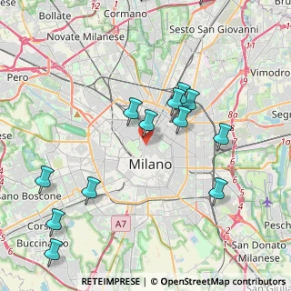 Mappa Via dei Chiostri, 20121 Milano MI, Italia (5.43625)