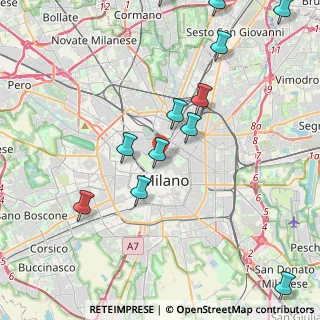 Mappa Via dei Chiostri, 20121 Milano MI, Italia (5.58857)