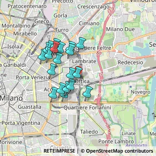 Mappa Via Augusto Vanzetti, 20133 Milano MI, Italia (1.504)