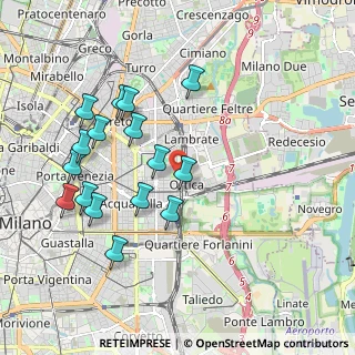 Mappa Via Augusto Vanzetti, 20133 Milano MI, Italia (1.96438)