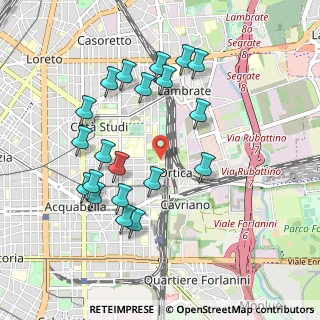 Mappa Via Augusto Vanzetti, 20133 Milano MI, Italia (0.9725)