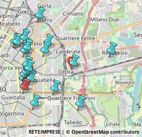 Mappa Via Gualdo Priorato, 20134 Milano MI, Italia (2.469)