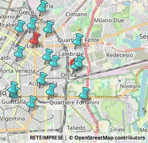 Mappa Via Gualdo Priorato, 20134 Milano MI, Italia (2.24353)