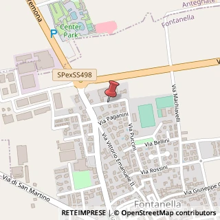Mappa Via Giuseppe Verdi, 14, 24056 Fontanella, Bergamo (Lombardia)