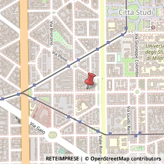 Mappa Via Filippo Juvara, 9, 20129 Milano, Milano (Lombardia)