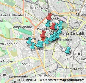 Mappa Via Privata Marco Terenzio Varrone, 20149 Milano MI, Italia (1.16235)