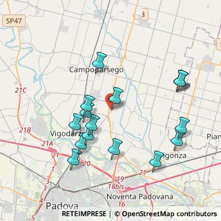 Mappa Via G. Garibaldi, 35011 Campodarsego PD, Italia (4.03313)
