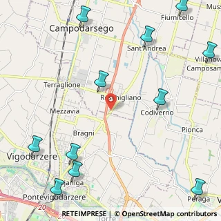 Mappa Via G. Garibaldi, 35011 Campodarsego PD, Italia (3.25091)