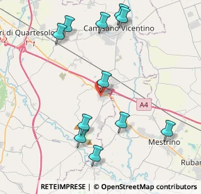 Mappa Via C. Pavese, 36040 Grisignano di Zocco VI, Italia (4.48909)