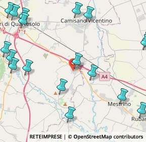 Mappa Via C. Pavese, 36040 Grisignano di Zocco VI, Italia (6.3535)