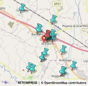 Mappa Via C. Pavese, 36040 Grisignano di Zocco VI, Italia (1.6145)