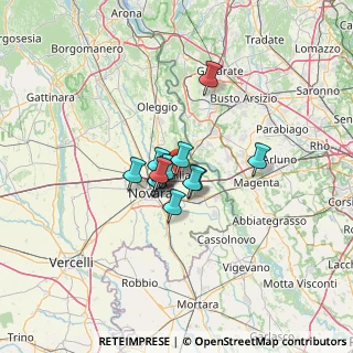 Mappa Via 10 Febbraio 1947 Vittime delle Foibe, 28066 Galliate NO, Italia (7.06538)
