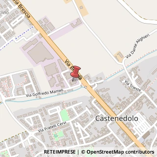 Mappa Via Goffredo Mameli, 2/a, 25014 Castenedolo, Brescia (Lombardia)