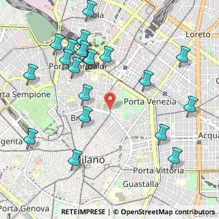Mappa Piazza Camillo Benso Conte di Cavour, 20121 Milano MI, Italia (1.223)