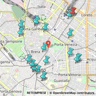 Mappa Piazza Cavour, 20121 Milano MI, Italia (1.247)