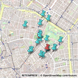 Mappa Piazza Cavour, 20121 Milano MI, Italia (0.3905)