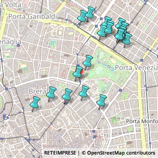 Mappa Piazza Camillo Benso Conte di Cavour, 20121 Milano MI, Italia (0.608)