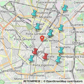 Mappa Piazza Camillo Benso Conte di Cavour, 20121 Milano MI, Italia (2.03273)