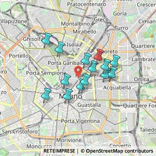 Mappa Piazza Camillo Benso Conte di Cavour, 20121 Milano MI, Italia (1.40429)