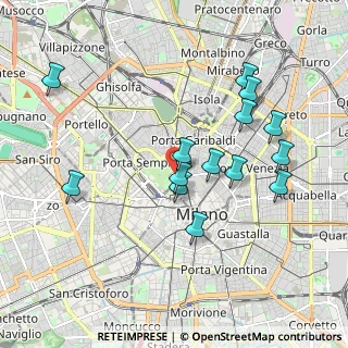 Mappa Viale Gadio, 20121 Milano MI, Italia (1.865)