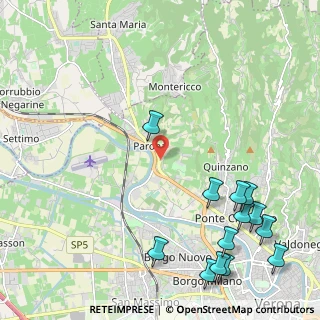 Mappa Via Sottomonte, 37124 Verona VR, Italia (2.94538)