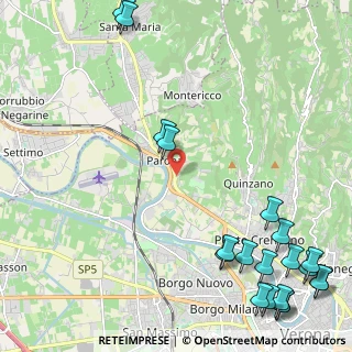 Mappa Via Sottomonte, 37124 Verona VR, Italia (3.375)