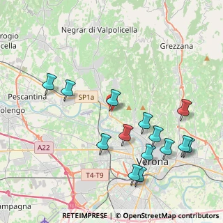 Mappa Via Sottomonte, 37124 Verona VR, Italia (4.52714)