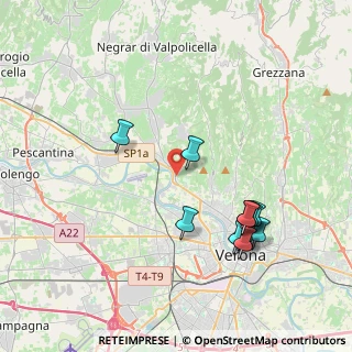Mappa Via Sottomonte, 37124 Verona VR, Italia (4.1125)