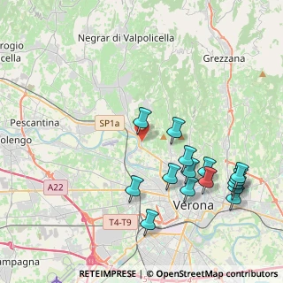 Mappa Via Sottomonte, 37124 Verona VR, Italia (4.59533)
