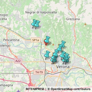 Mappa Via Sottomonte, 37124 Verona VR, Italia (3.40929)