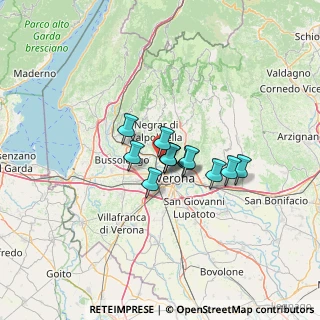 Mappa Via Sottomonte, 37124 Verona VR, Italia (7.73417)